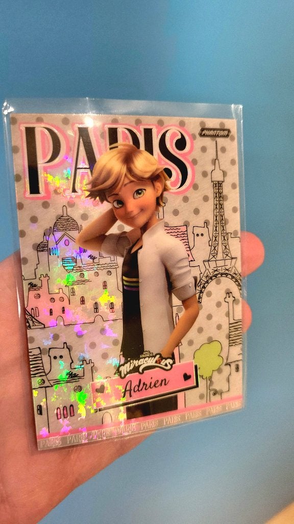 Adrien Agreste Paris kaart Miraculous Ladybug Kakawow TCG, Verzamelen, Ophalen of Verzenden, Nieuw, Tv, Foto of Kaart