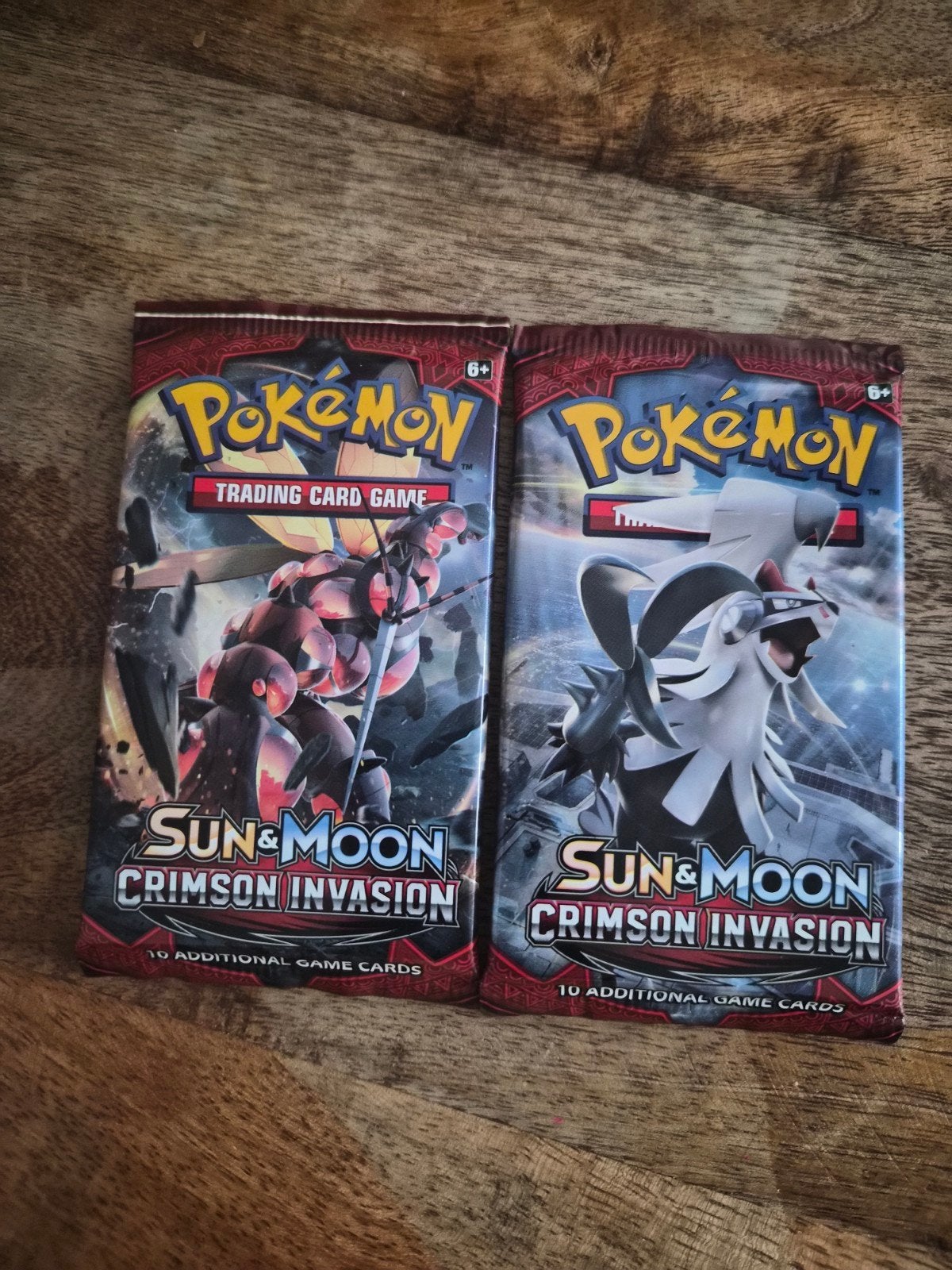 Pokémon Sun & Moon Crimson Invasion Booster Packs (2 stuks), Ophalen of Verzenden, Nieuw, Booster