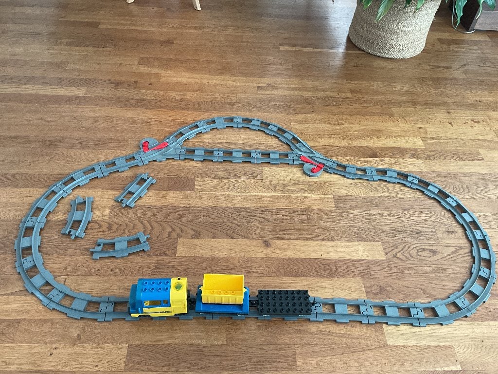 Duplo treinbaan, Kinderen en Baby's, Speelgoed | Duplo en Lego, Ophalen, Gebruikt, Compleet, Duplo