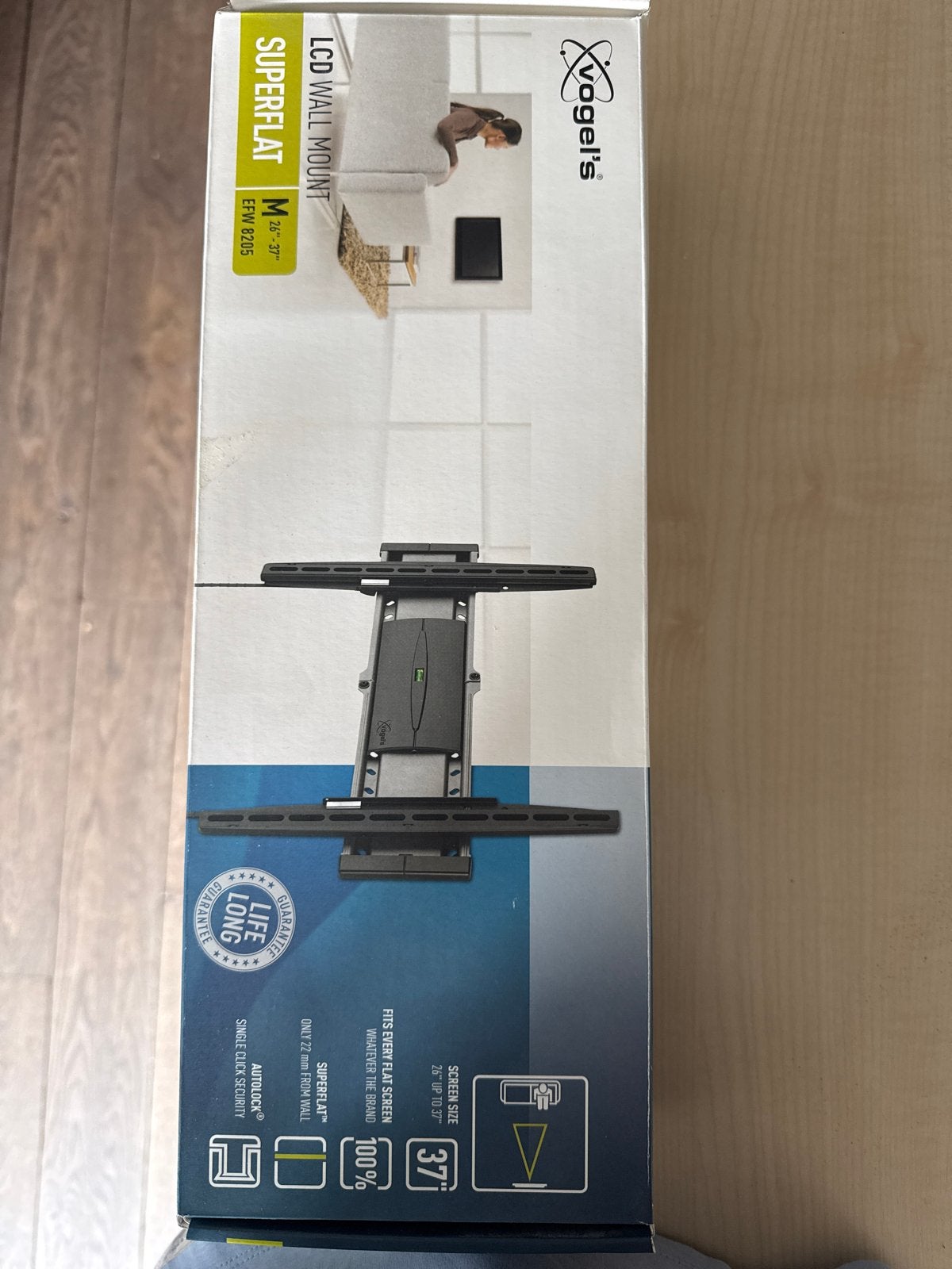 Vogel's SUPERFLAT LCD TV Muurbeugel M 26-37 inch EFW 8205, Audio, Tv en Foto, Televisiebeugels, Ophalen of Verzenden, Zo goed als nieuw