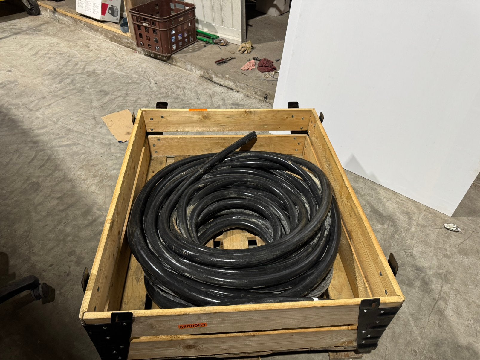 47 meter neopreen krachtstroom kabel 5G50, Ophalen, ., Tuinslang, Zo goed als nieuw