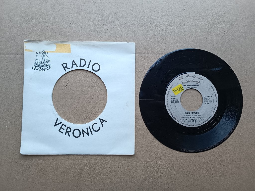 Single: Ivan Heylen - De werkmens (1974), Verzenden, Gebruikt, 7 inch, Pop
