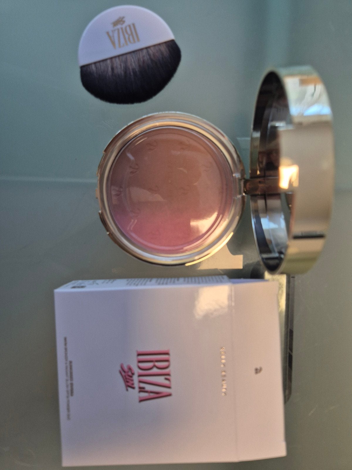 Xelly Beauty Ibiza Sun Bronzer & Blush Duo met kwast, Overige kleuren, Gehele gezicht, Nieuw, Ophalen of Verzenden
