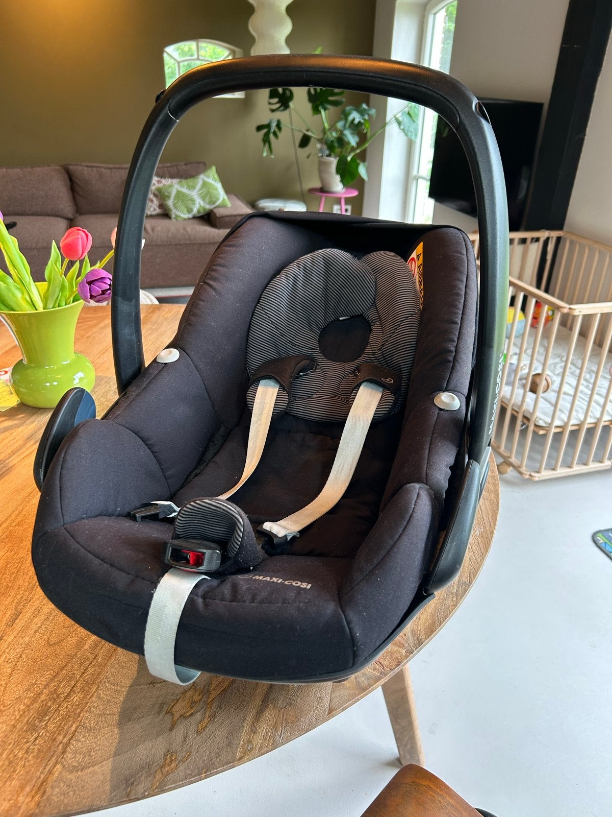 Maxi-Cosi Pebble autostoel - Zwart, Ophalen, Zijbescherming, 0 t/m 13 kg, Maxi-Cosi