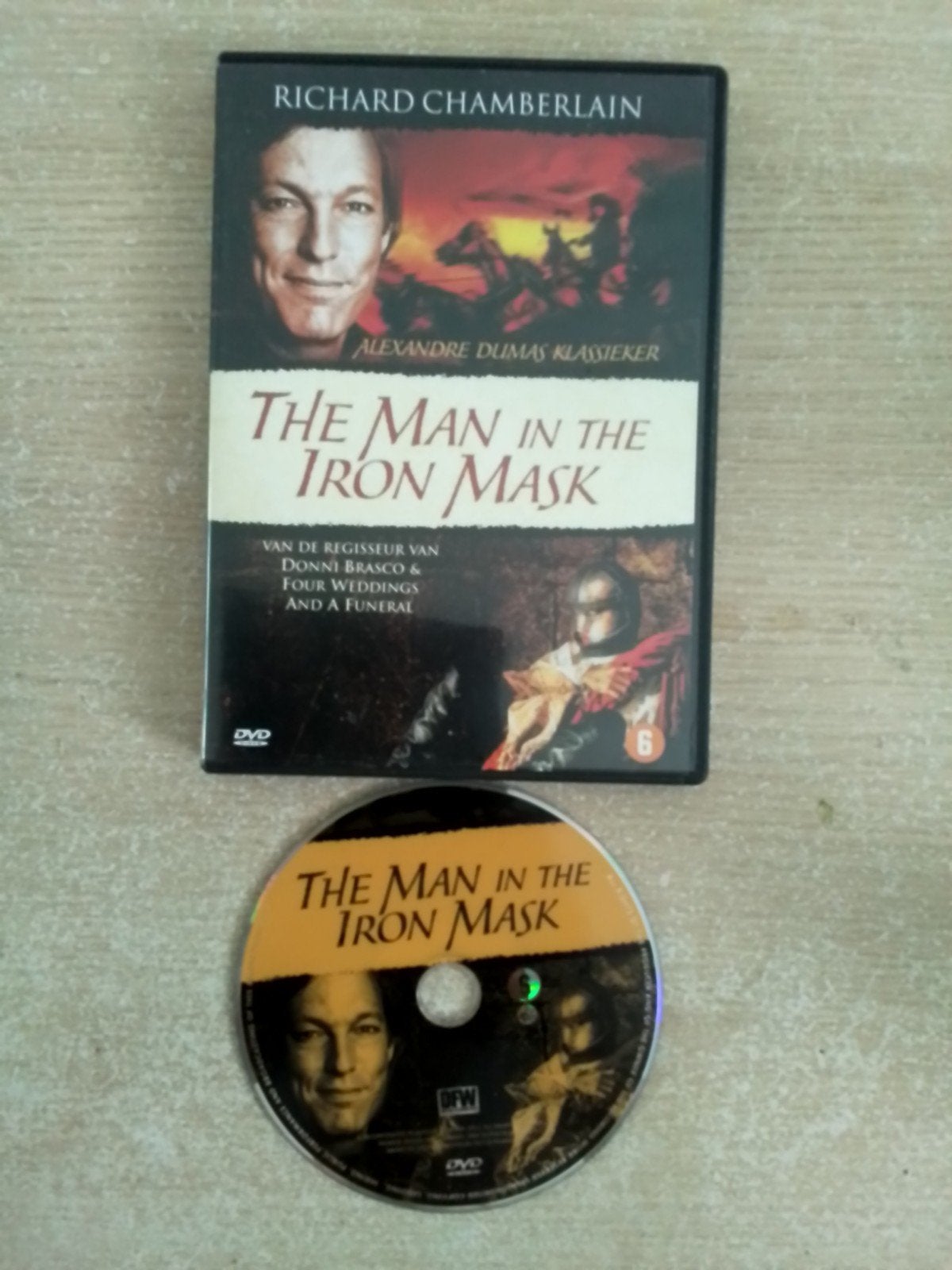 Film The Man In The Iron Mask (Richard Chamberlaine), Engels, Nederlands, Actie, Ophalen of Verzenden