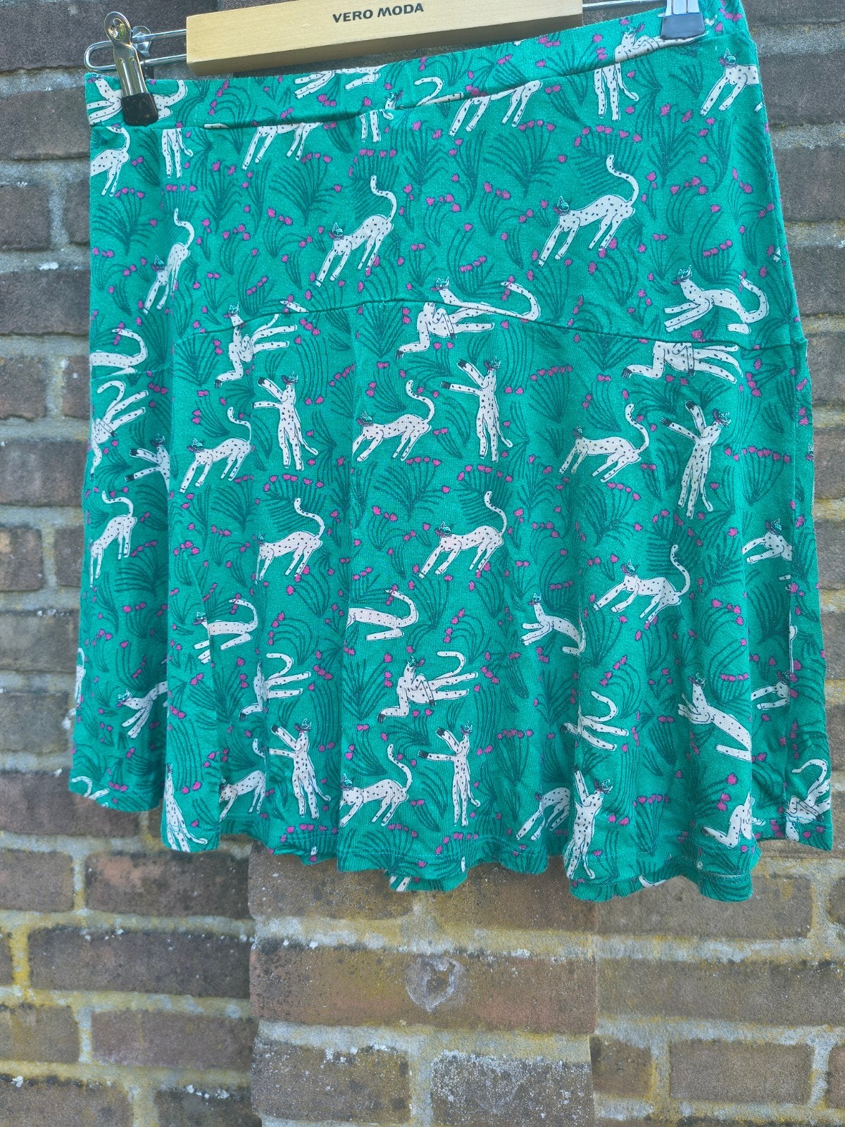 Surkana mini rok met dierenprint - Maat L, Maat 38/40 (M), Ophalen of Verzenden, Surkana, Gedragen