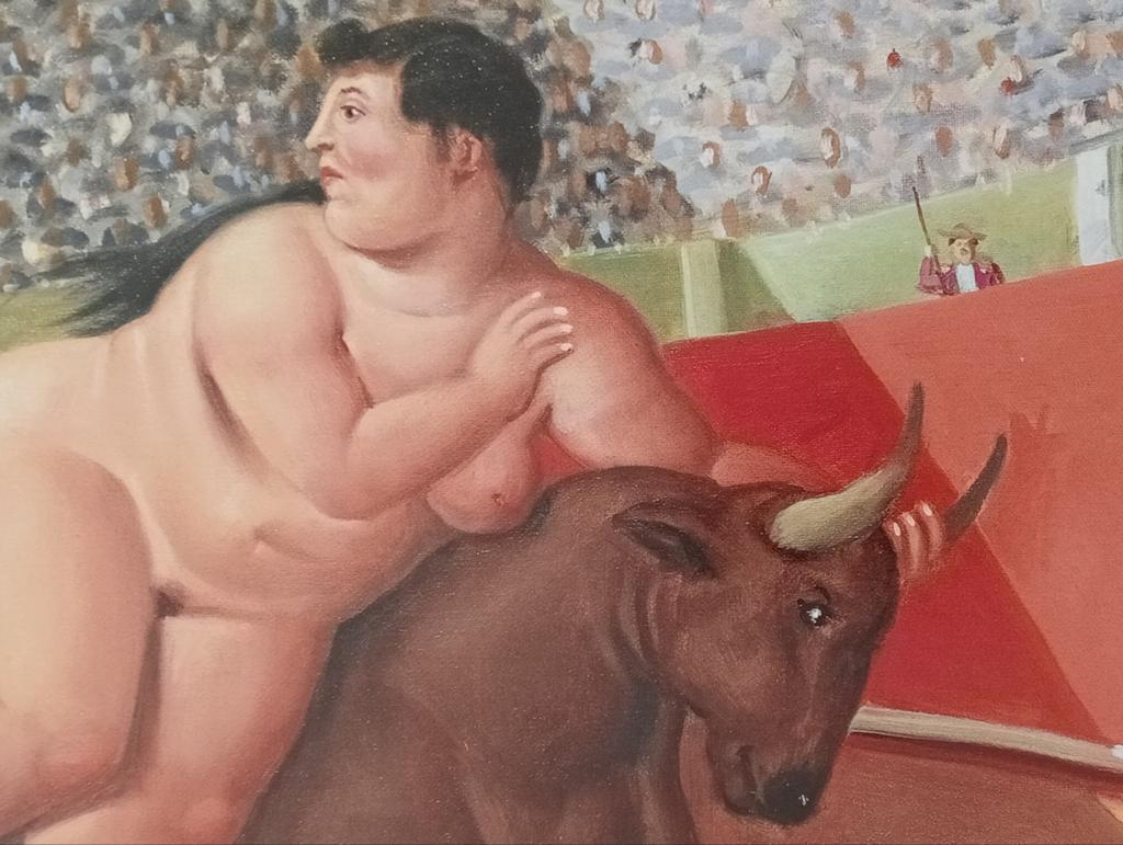 Fernando Botero print Europa en de Stier, Antiek en Kunst, Ophalen of Verzenden