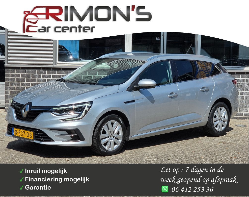 Renault Mégane Estate 1.0 TCe Business Zen Camera Navi Carp, Gebruikt, Euro 6, 635 kg, Origineel Nederlands