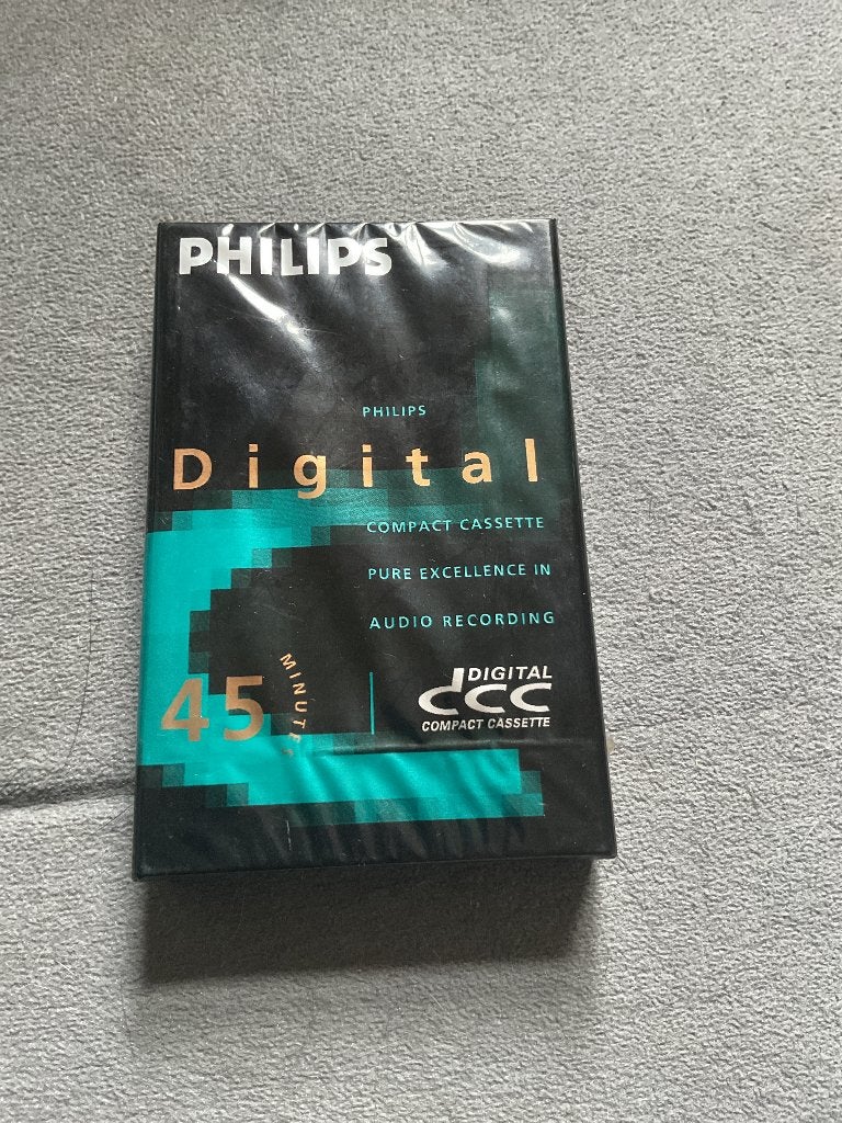 Philips cassette bandje leeg, Ophalen of Verzenden, Nieuw in verpakking, 1 bandje, Onbespeeld