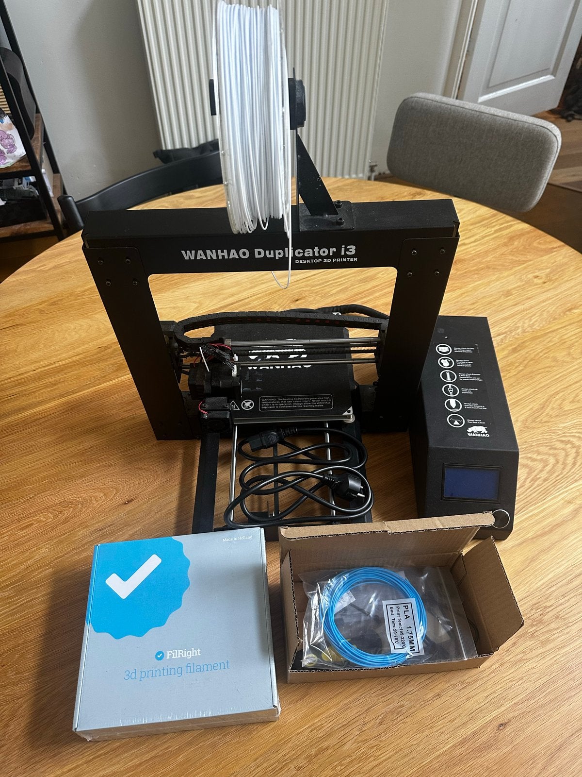 Wanhao Duplicator i3 Desktop 3D Printer - Defect, Computers en Software, 3D Printers, Niet werkend, Filament, Ophalen