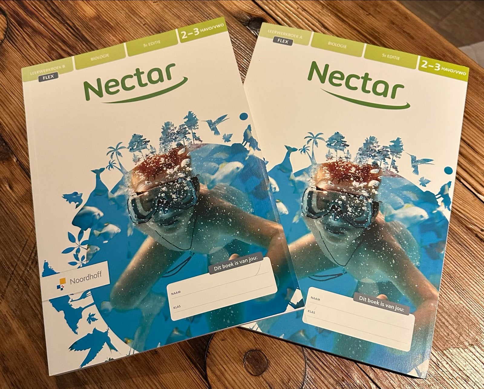 Nectar Biologie Leerwerkboek A+B VWO 2-3 (5e editie) Nieuw!!, Verzenden, Nieuw, VWO, Biologie