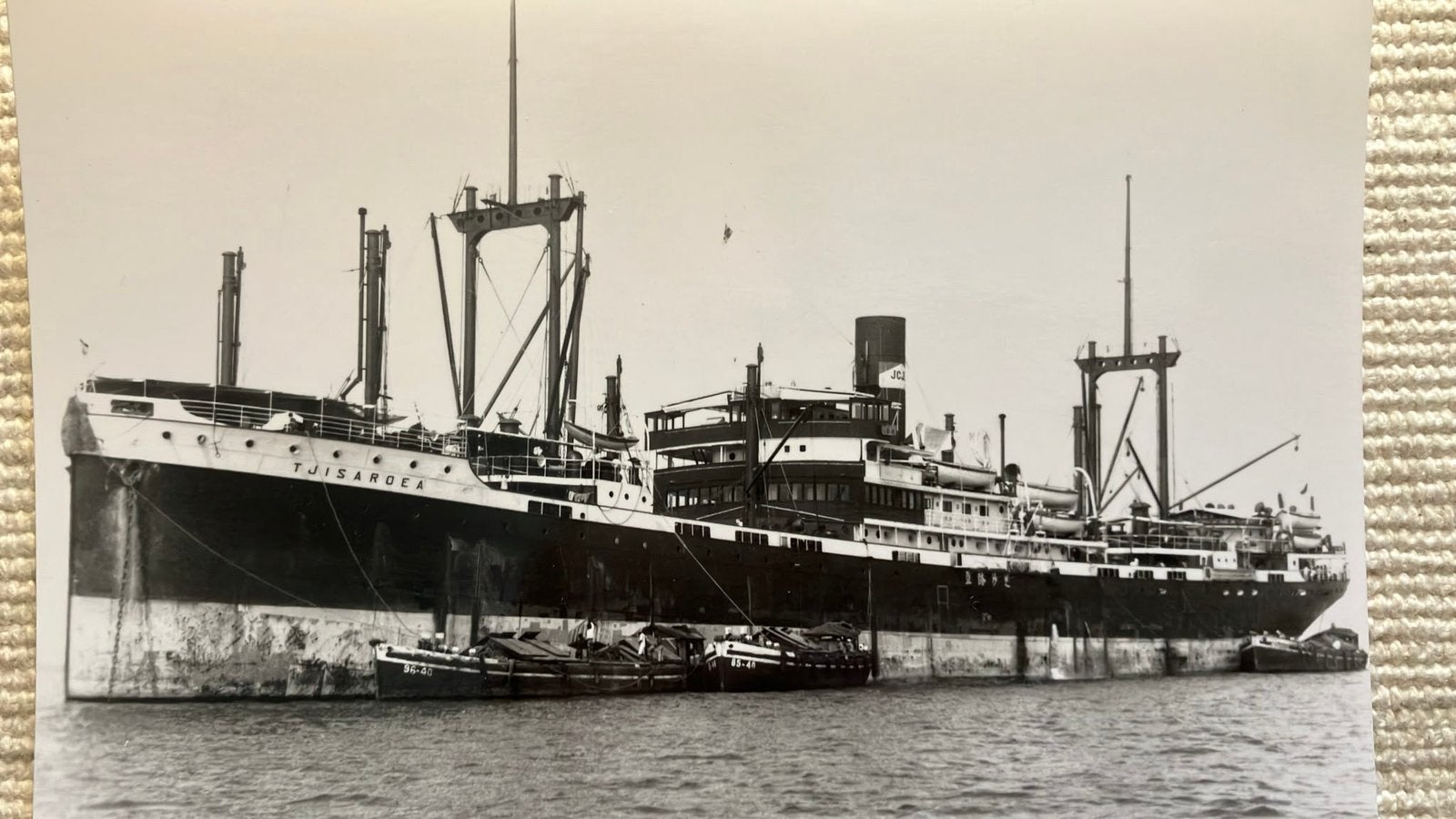TJISAROEA  - JCJL   1925/26 - 1942  KJCPL  NSM  NDSM, Verzamelen, Scheepvaart, Ophalen of Verzenden, Zo goed als nieuw, Kaart, Foto of Prent