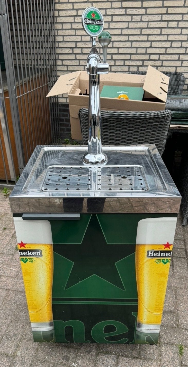 Heineken David Tap Nieuwstaat - Amper gebruikt, Ophalen, Gebruikt, Overige typen