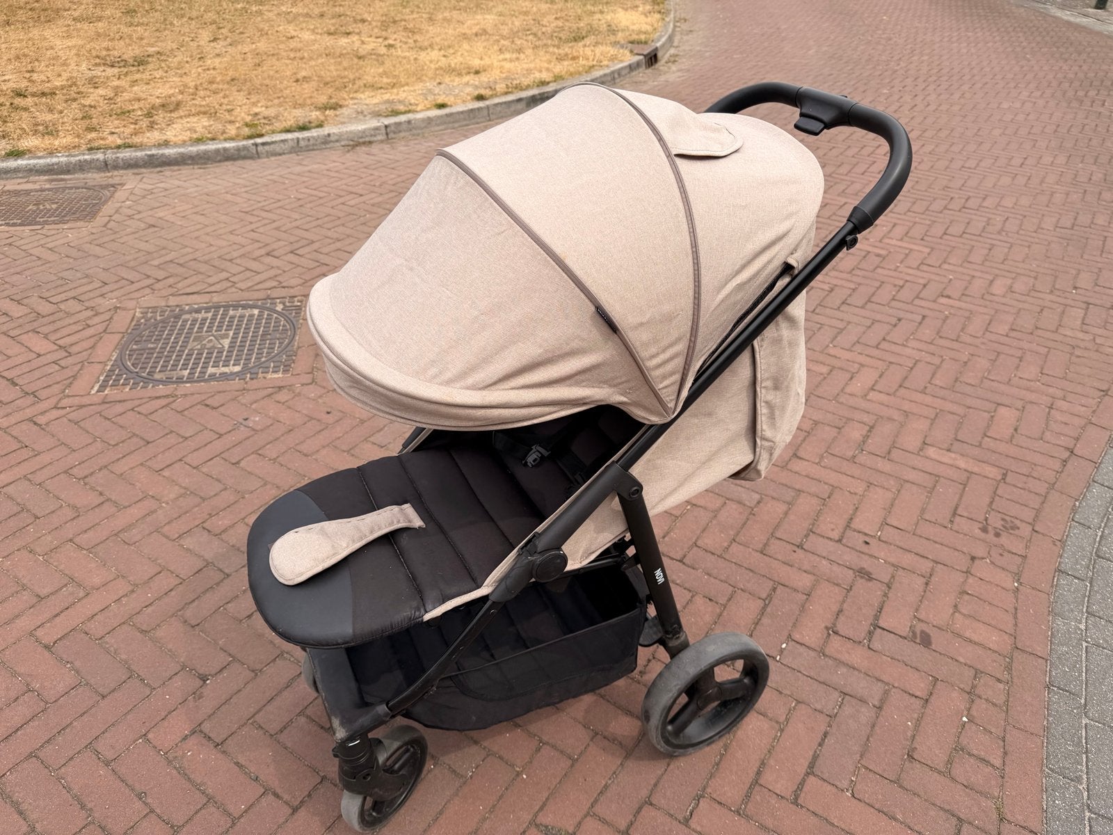 Novi Baby Grande Go Buggy - Beige/Zwart, Ophalen, Gebruikt, Kinderwagen, Overige merken