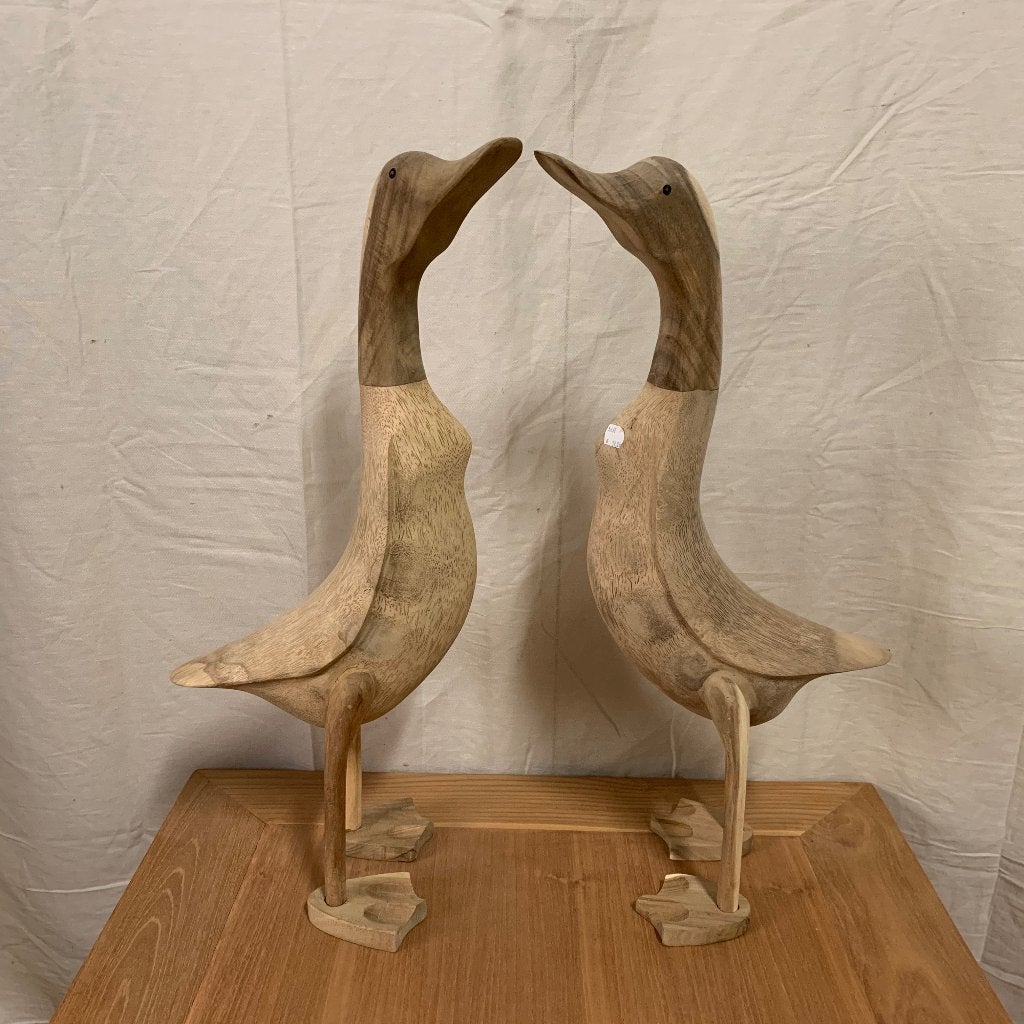 houten eend met blote voeten, klompen, schoenen vanaf € 6,-, TTM Wonen, Meubels – (Perzische) Tapijten en Woonaccessoires, Hout