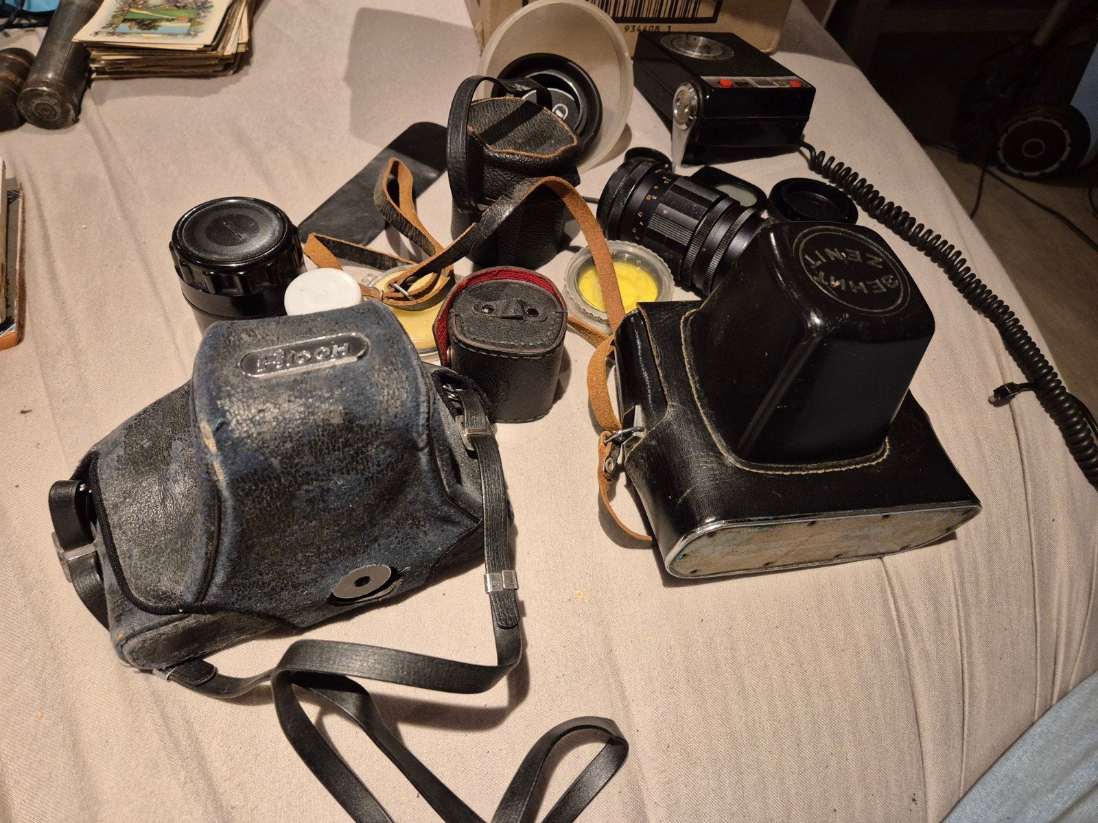 Camera's en accessoires - Ricoh, Zenit, Soligor, Ophalen of Verzenden, Gebruikt, Spiegelreflex, Overige Merken