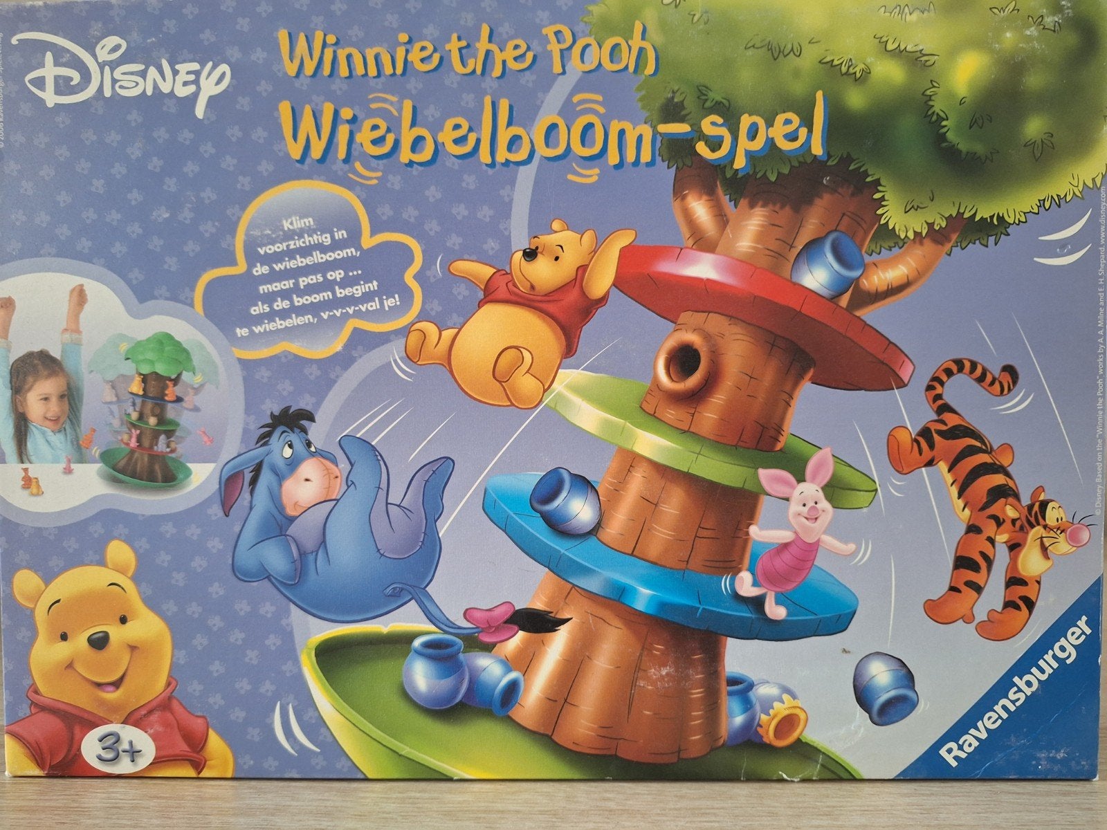 Winnie the pooh wiebelboomspel, Ophalen of Verzenden, Gebruikt