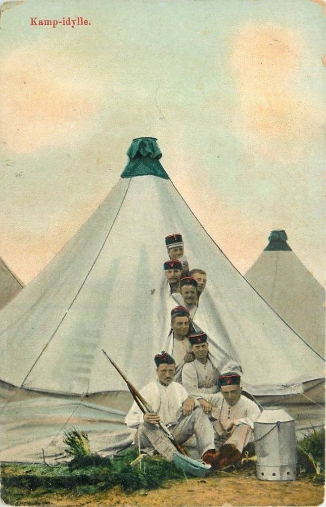388-523-035 Kamp idylle, Verzamelen, Verzenden, Voor 1920