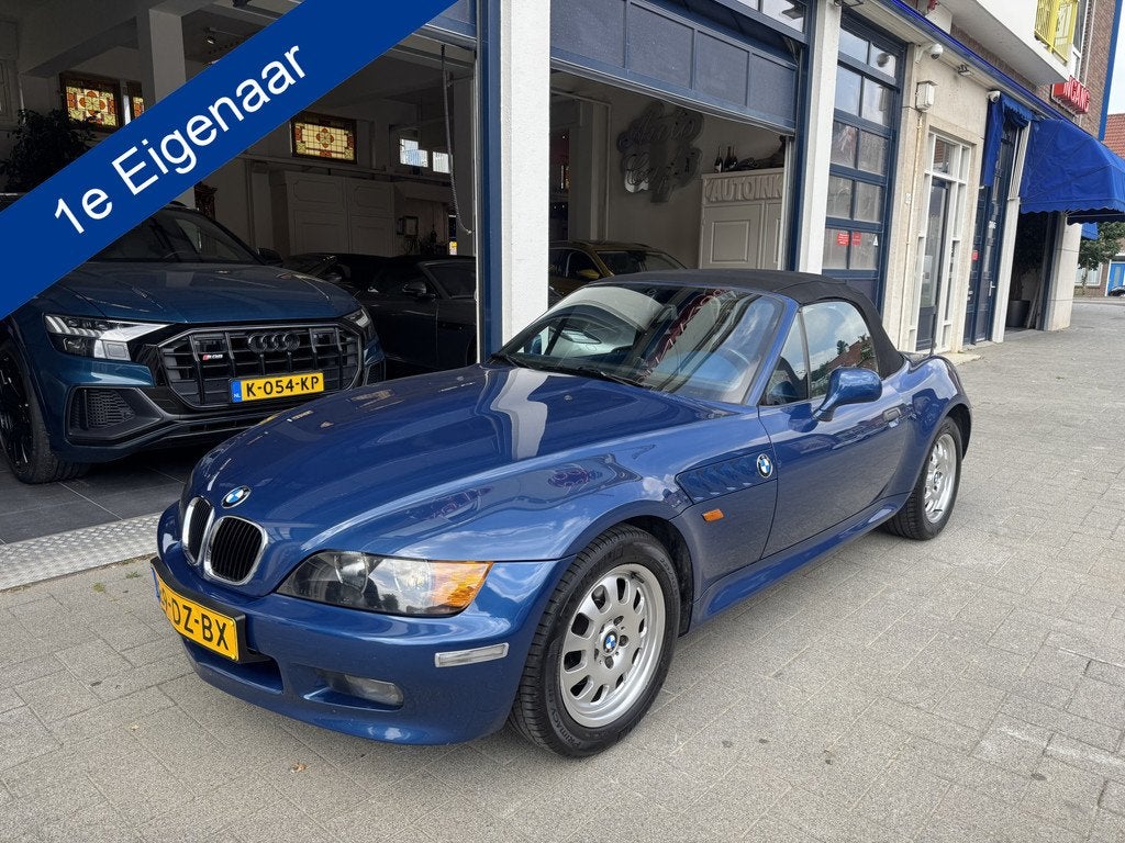 BMW Z3 Roadster 1.8 S 1 EIGENAAR/ NL AUTO (bj 2000), Auto's, Oldtimers, 13 km/l, Achterwielaandrijving, Cabriolet, Blauw