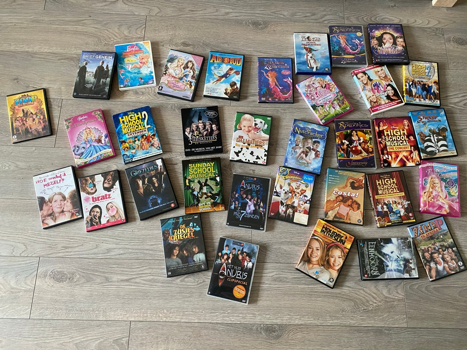 Grote collectie diverse kinderfilms en series op DVD, Ophalen, Gebruikt, Alle leeftijden, Nederlands