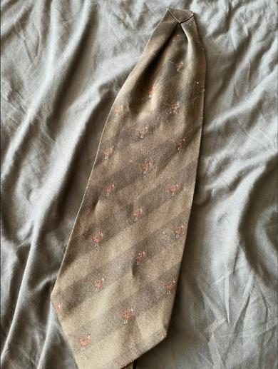 fazanten stropdas, Kleding | Heren, Stropdassen, Zo goed als nieuw, Met patroon, Groen, Ophalen of Verzenden