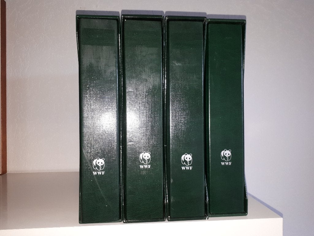 4 lege groene albums wwf wnf bedreigde diersoorten, Postzegels en Munten, Postzegels | Toebehoren, Ophalen of Verzenden, Verzamelalbum