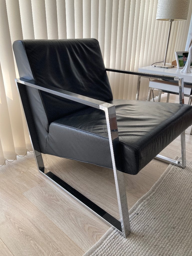 Harvink Design fauteuil, Huis en Inrichting, Ophalen, Gebruikt, Minder dan 75 cm, Scandinavisch