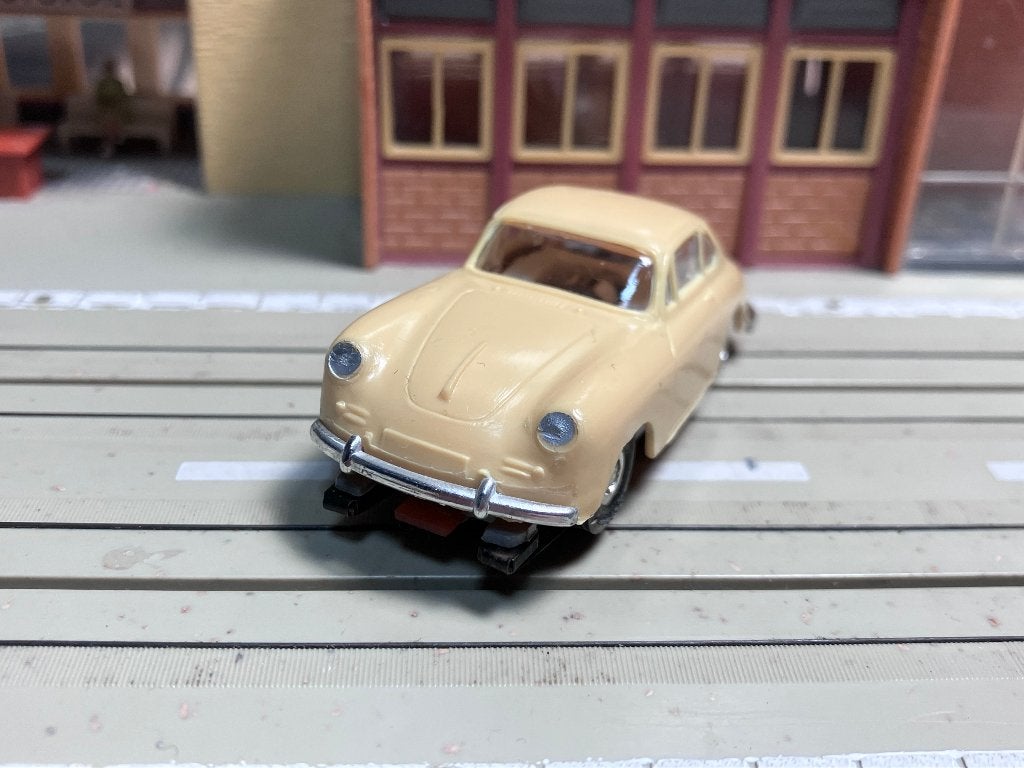 Faller AMS Porsche 356 geel nieuw met blokmotor B3, Kinderen en Baby's, Speelgoed | Racebanen, Ophalen of Verzenden, Nieuw, Elektrisch