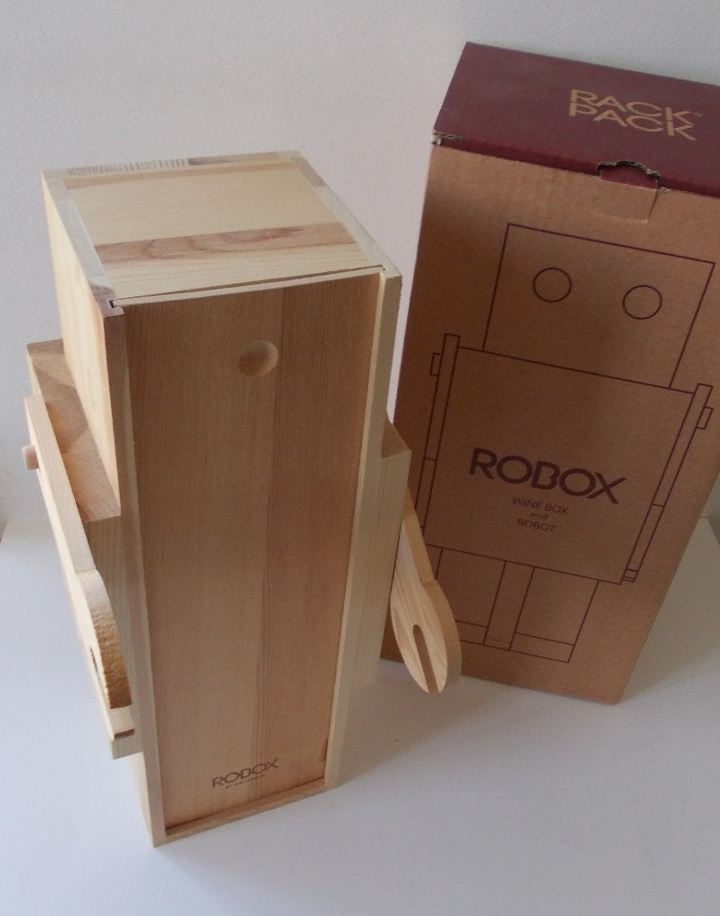 Wijnkist om te bouwen tot ROBOT (nieuw), Overige typen, Ophalen of Verzenden, Nieuw, Hout