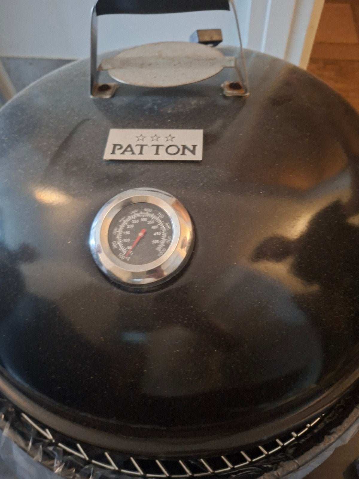Patton barbecue met thermometer wielen, Ophalen, Nieuw, Patton