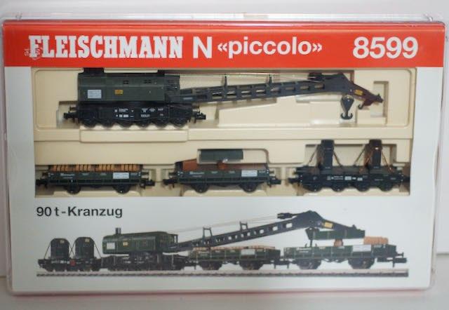 Fleischmann N Piccolo 8599 90t-Kranzug Model Trein, Hobby en Vrije tijd, Modeltreinen | N-Spoor, Gelijkstroom, Fleischmann, Nieuw