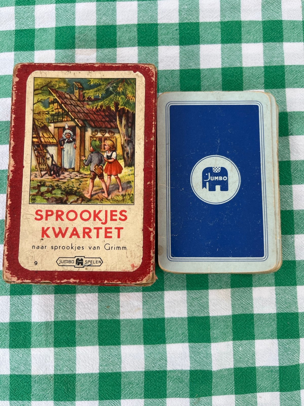 Vintage Sprookjeskwartet Jumbo - Compleet & Goede Staat, Drie of vier spelers, Ophalen of Verzenden, Gebruikt
