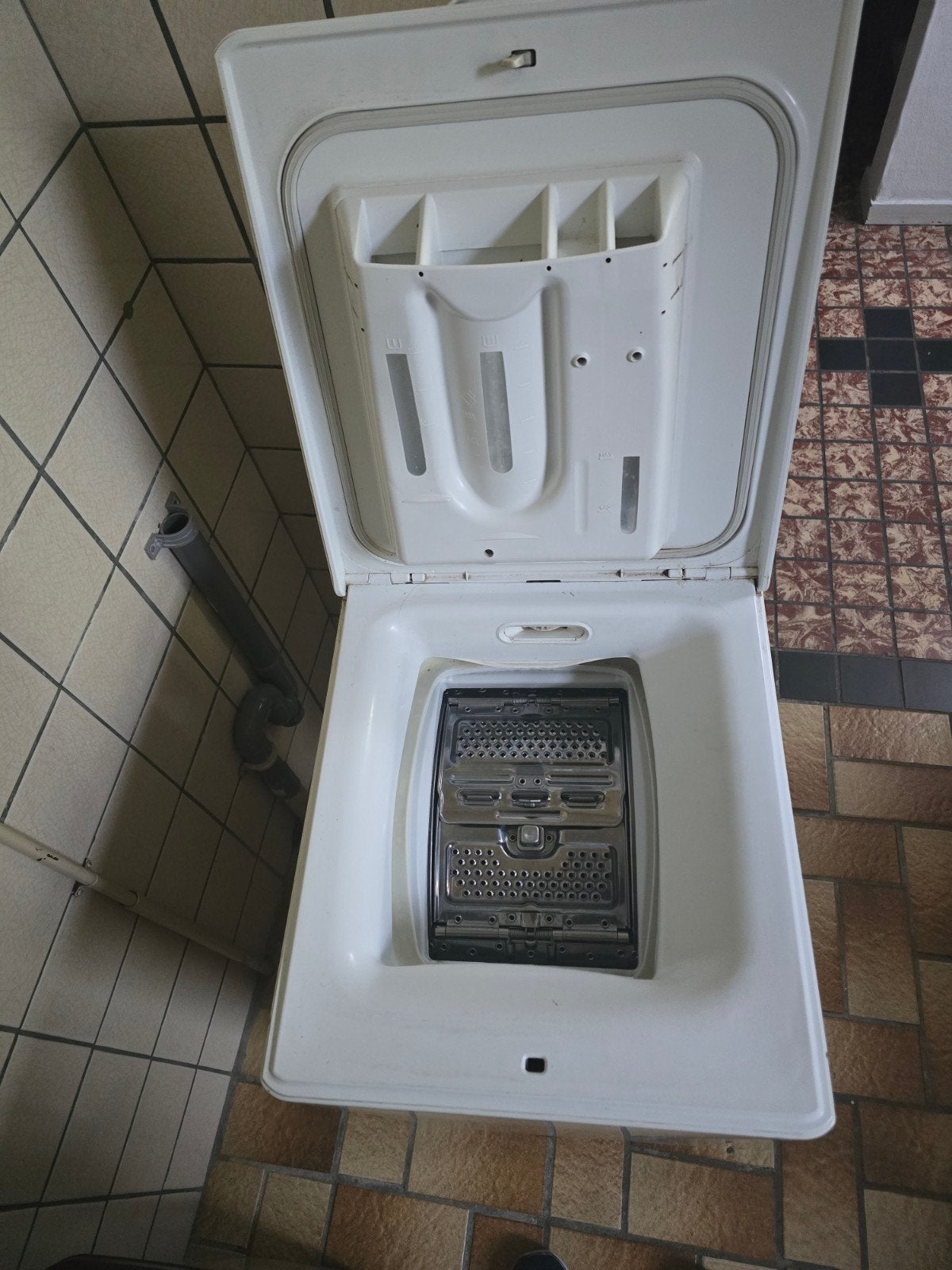 AEG Öko-Lavamat Bovenlader Wasmachine - Gebruikt, Witgoed en Apparatuur, Ophalen, 6 tot 8 kg, Bovenlader, 85 tot 90 cm