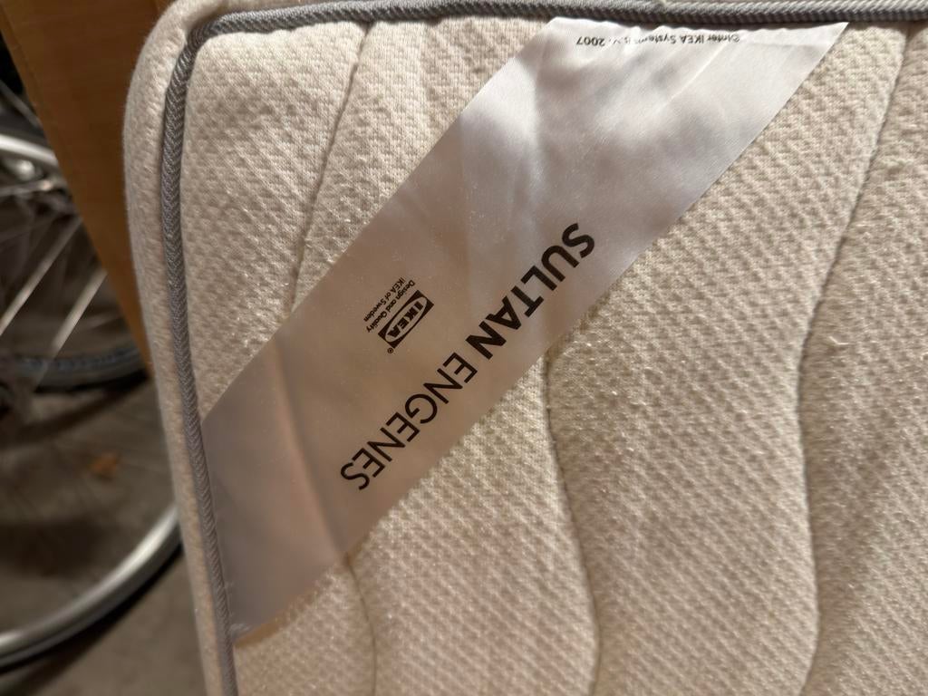 Gratis ophalen Ikea sultan matras 90x200, Ophalen, Gebruikt, 90 cm, Eenpersoons