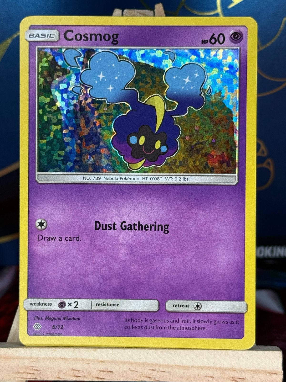Cosmog #6 | Pokemon McDonalds 2017, Ophalen of Verzenden, Zo goed als nieuw, Losse kaart, Foil