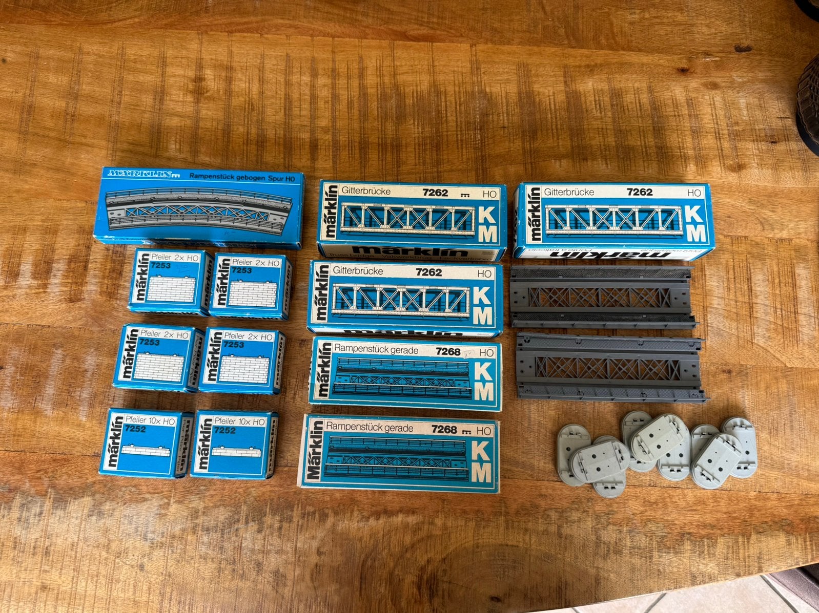 Marklin set bruggen  pijlers en meer 7262 7268 7253 in Ovp, Hobby en Vrije tijd, Modeltreinen | H0, Wisselstroom, Brug, Tunnel of Gebouw