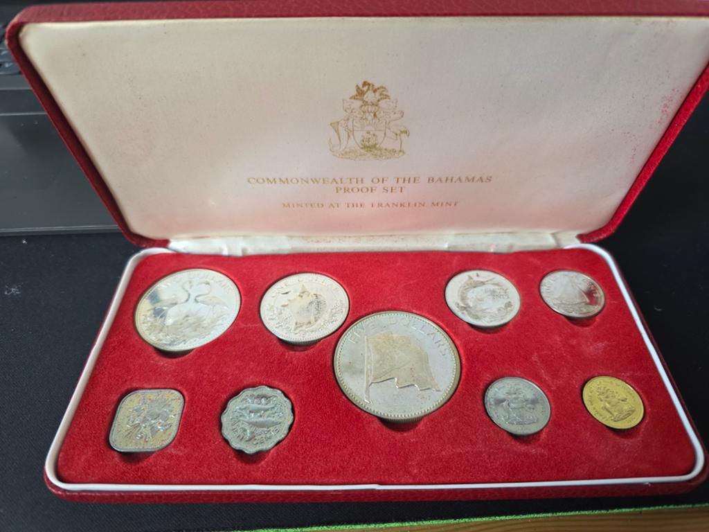 bahamas zilver proofset 1974, Verzenden, Midden-Amerika, Setje, Zilver