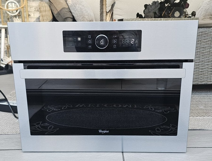 Whirlpool combi oven magnetron, Witgoed en Apparatuur, Magnetrons, Ophalen, Combimagnetron, Crisp, Zo goed als nieuw