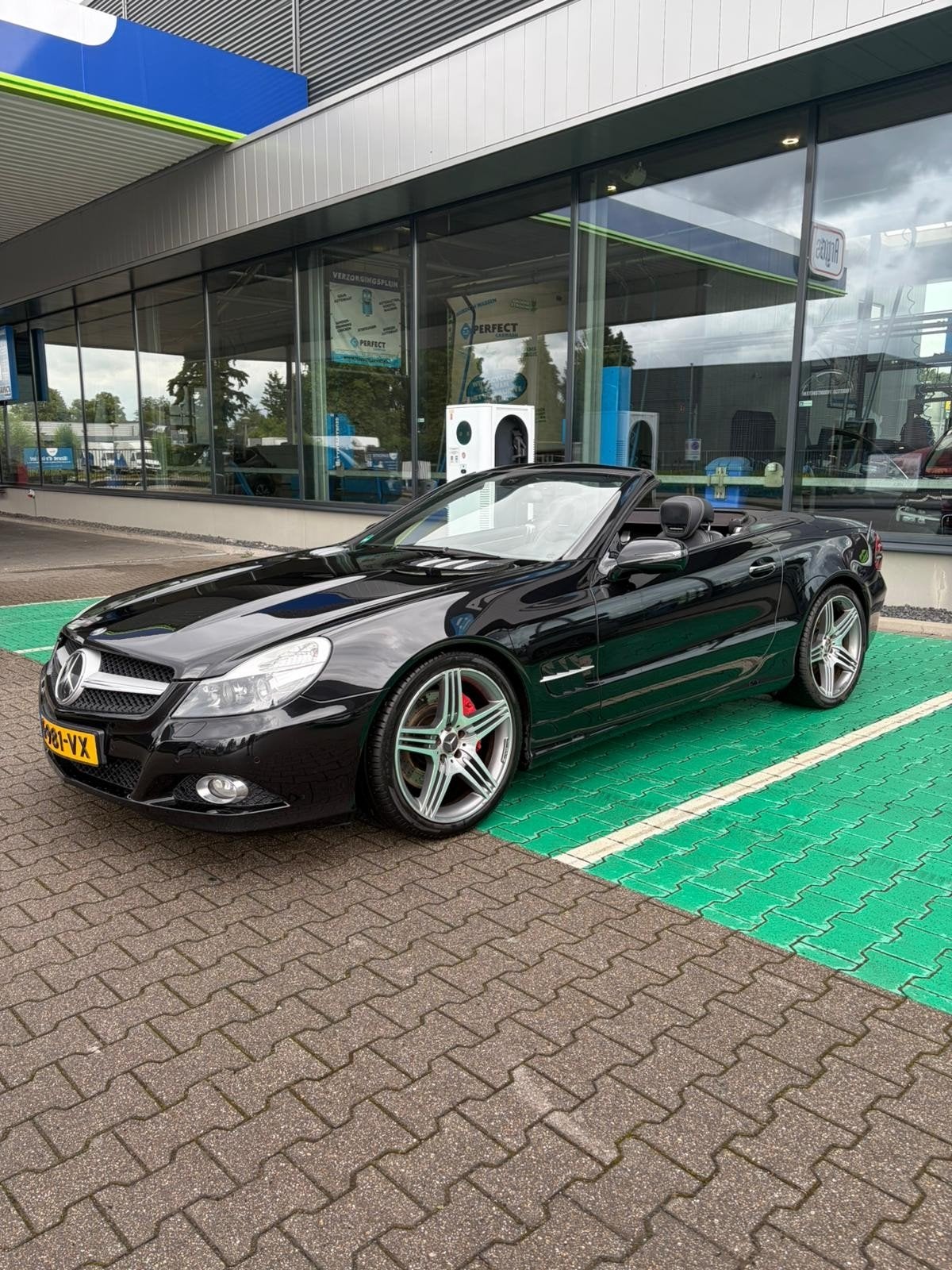 Mercedes-Benz SL 3.5 Sl350 AUT 2011 Zwart AMG pakket 315pk, Automaat, Achterwielaandrijving, Zwart, Cabriolet