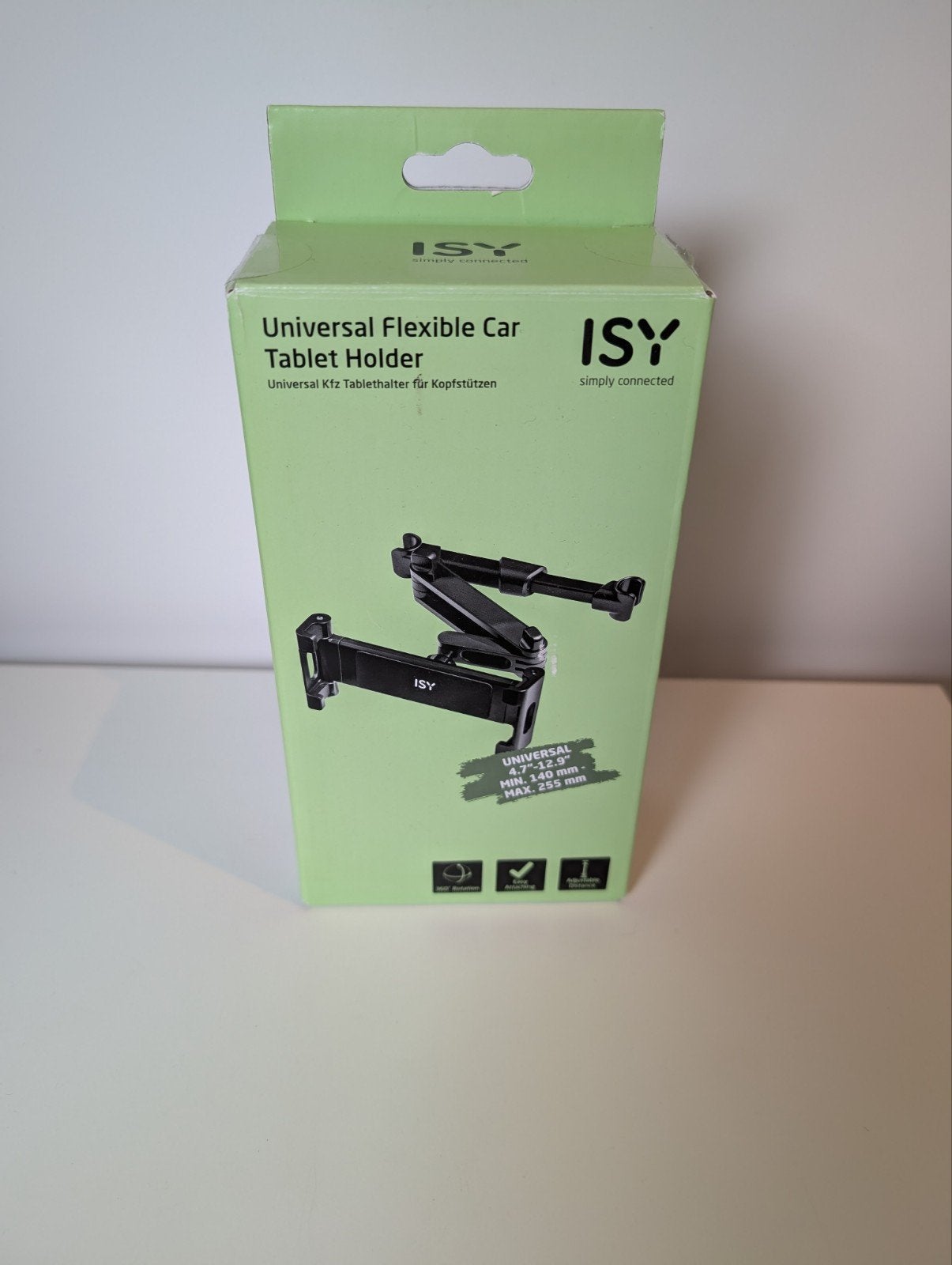 ISY Universele Flexibele Auto Tablethouder ITH 1100, Auto diversen, Ophalen of Verzenden, Zo goed als nieuw