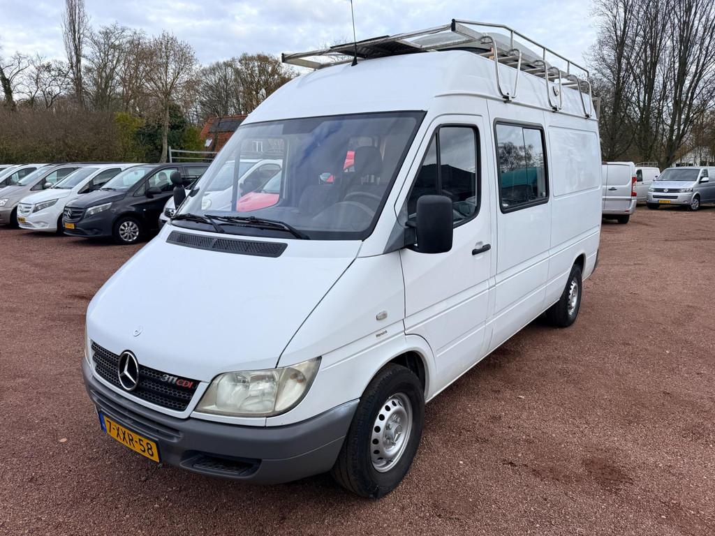 Mercedes-Benz Sprinter 311 CDI Camper, Caravans en Kamperen, Campers, Mercedes-Benz, Bedrijf, Luifel, Handgeschakeld