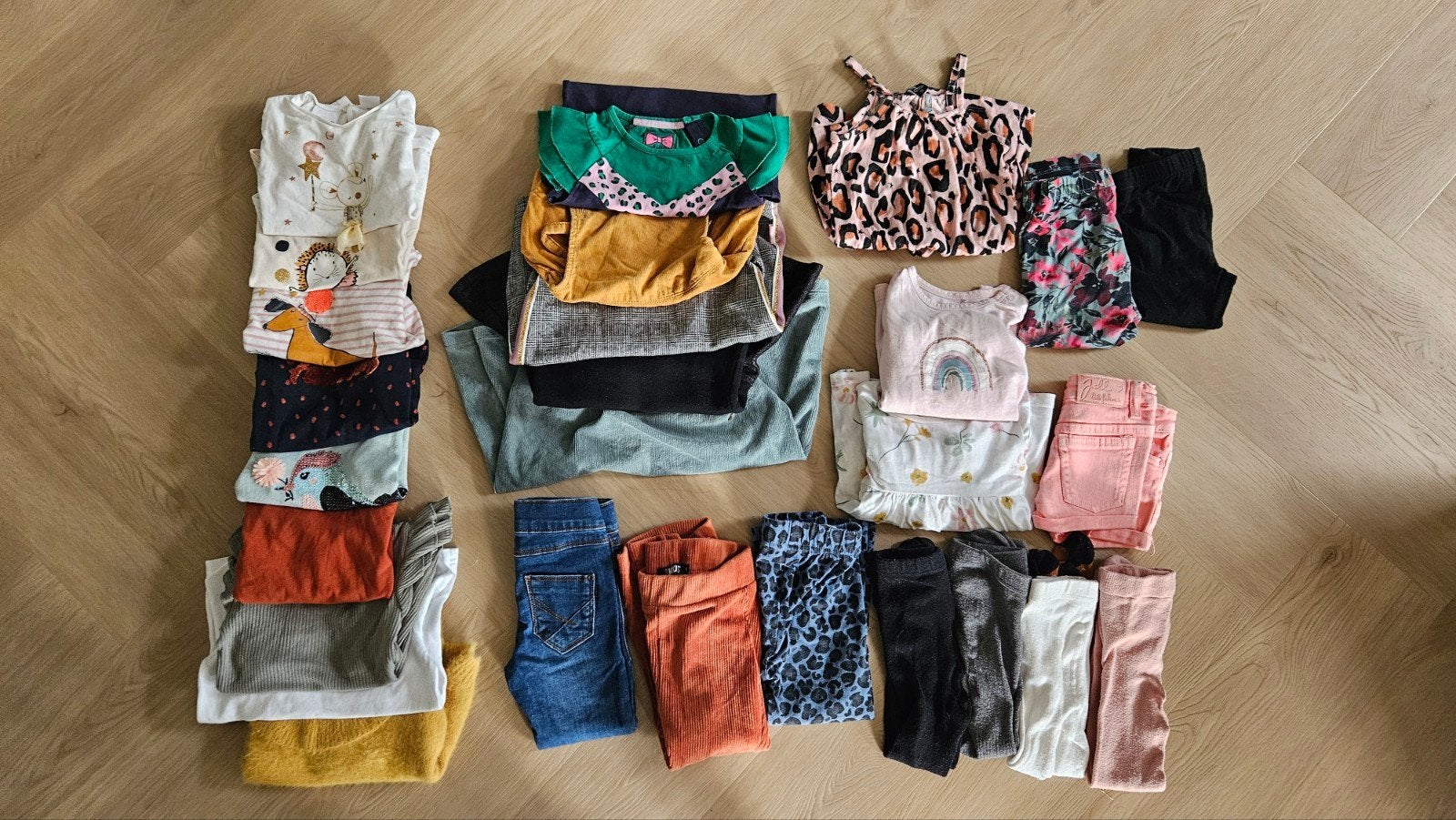 Kleding meisje maat 92 - 27 stuks, Ophalen of Verzenden, Gebruikt, Meisje