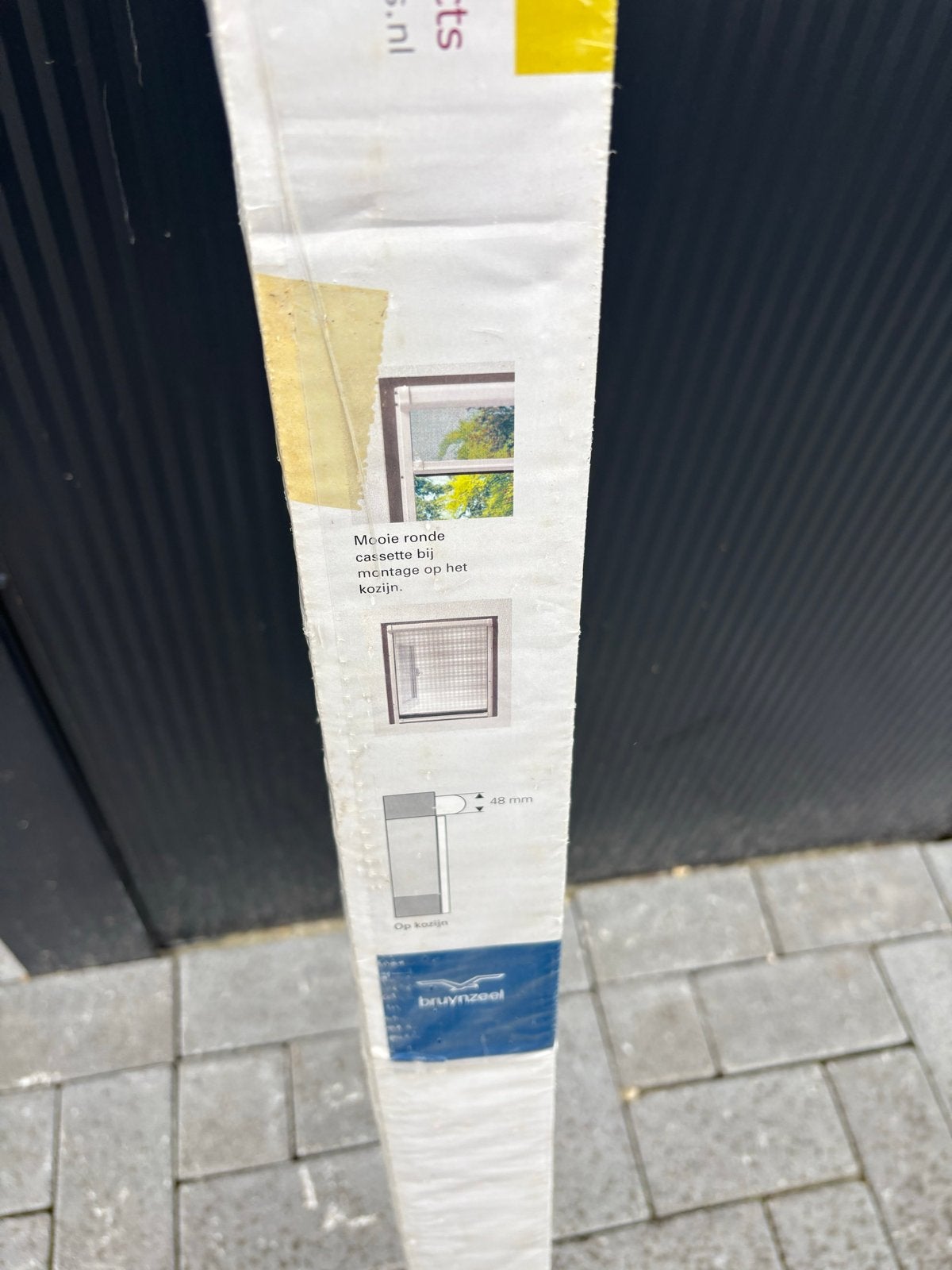 Bruynzeel Basic Raamrolhor - Schuifbaar Horluik, Ophalen, Kunststof, Minder dan 80 cm, Hordeur