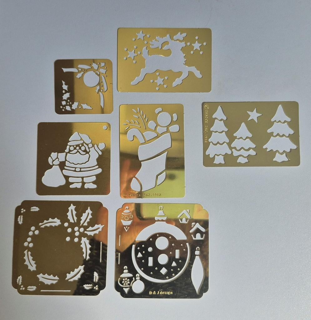Verschillende embossing mallen / complete hobbie !, Hobby en Vrije tijd, Ophalen of Verzenden, Meerdere media