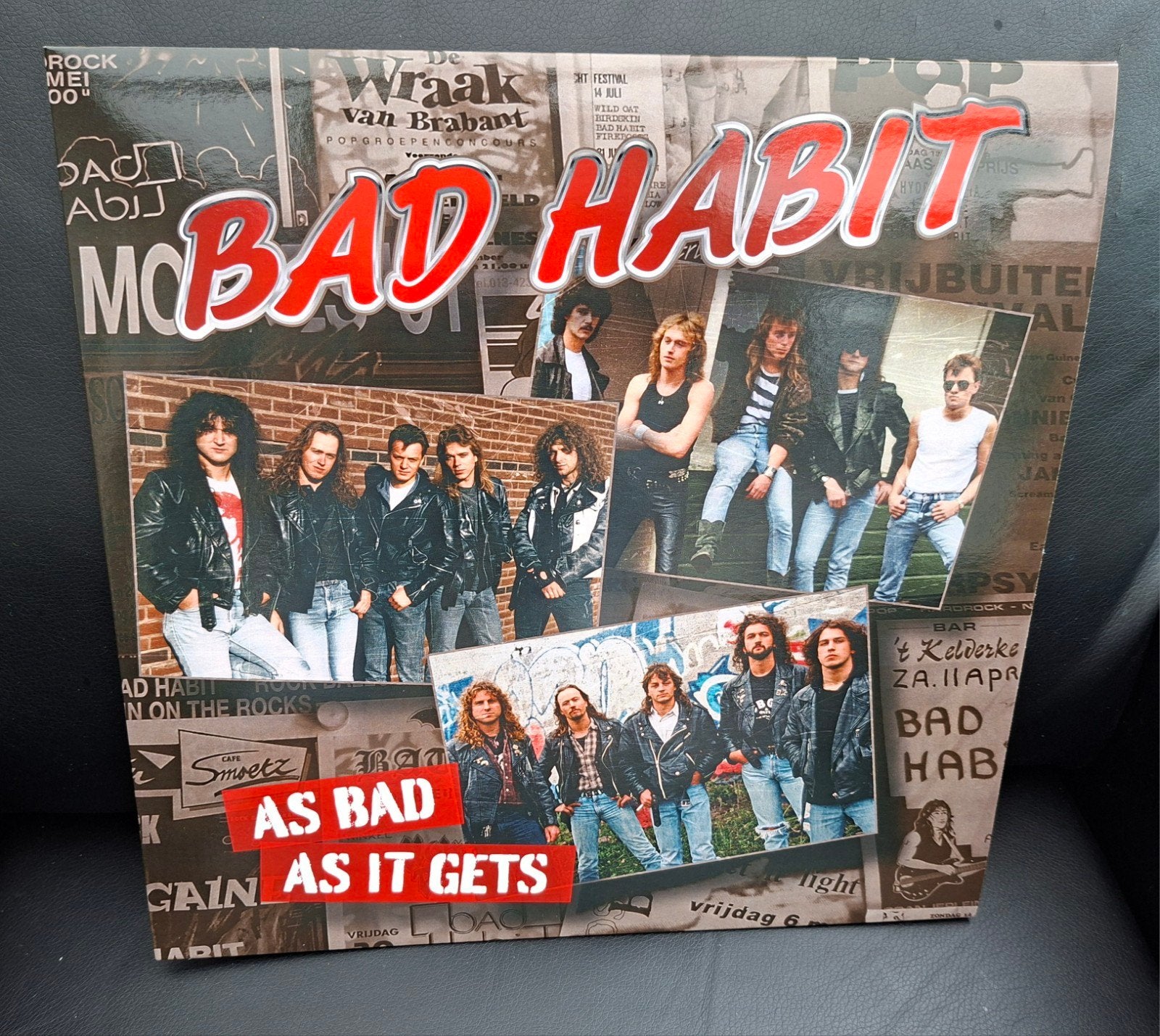 L.P  Bad Habit - As Bad As It Gets -, LP, Ophalen of Verzenden, Hardrock, Complilatie