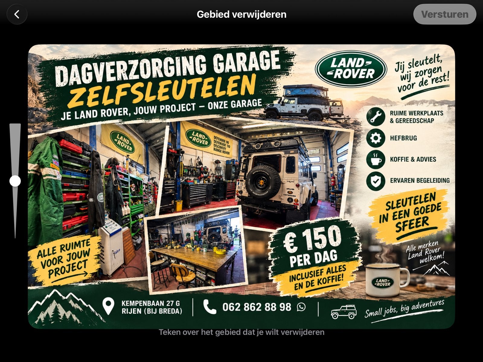 Do it yourself Zelf sleutelen garage Land Rover 4x4 Defender