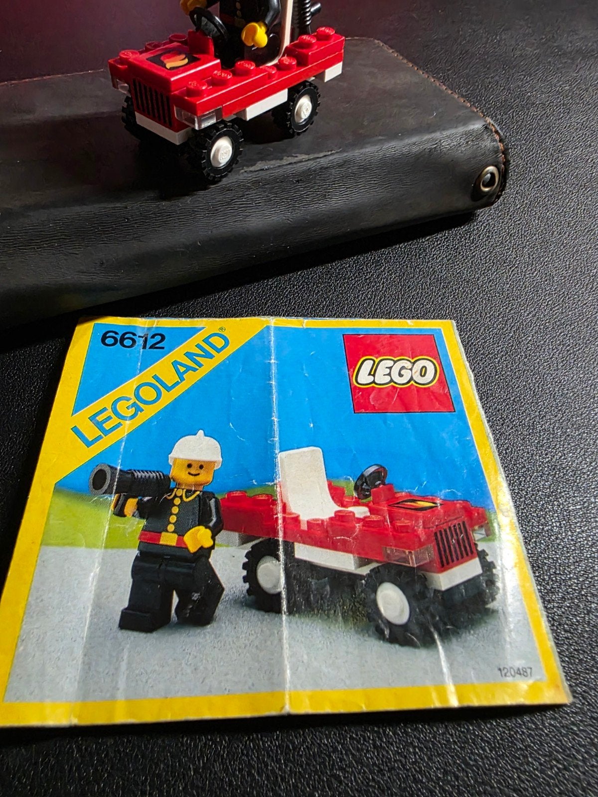 LEGO Legoland 6612 Brandweer Jeep compleet met instructie, Ophalen of Verzenden