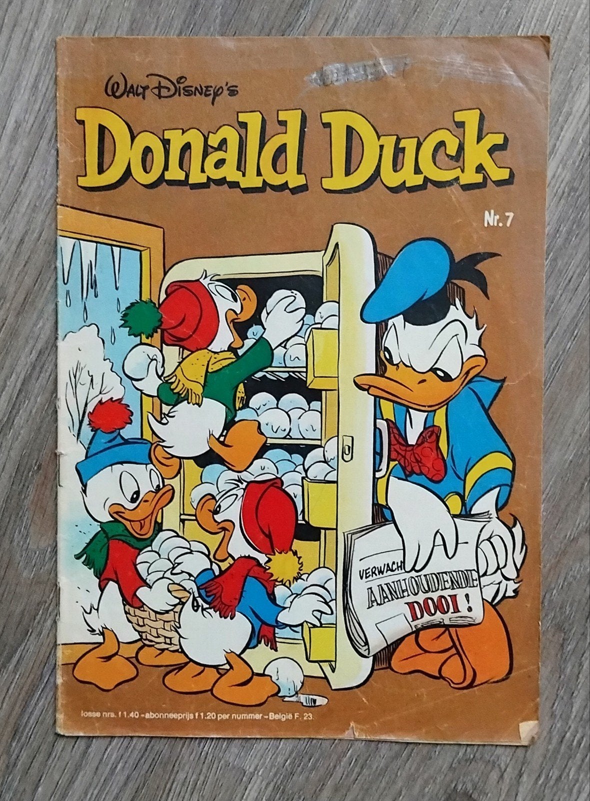 Donald Duck Nr. 7 1981 - Klassiek stripboek, Ophalen of Verzenden