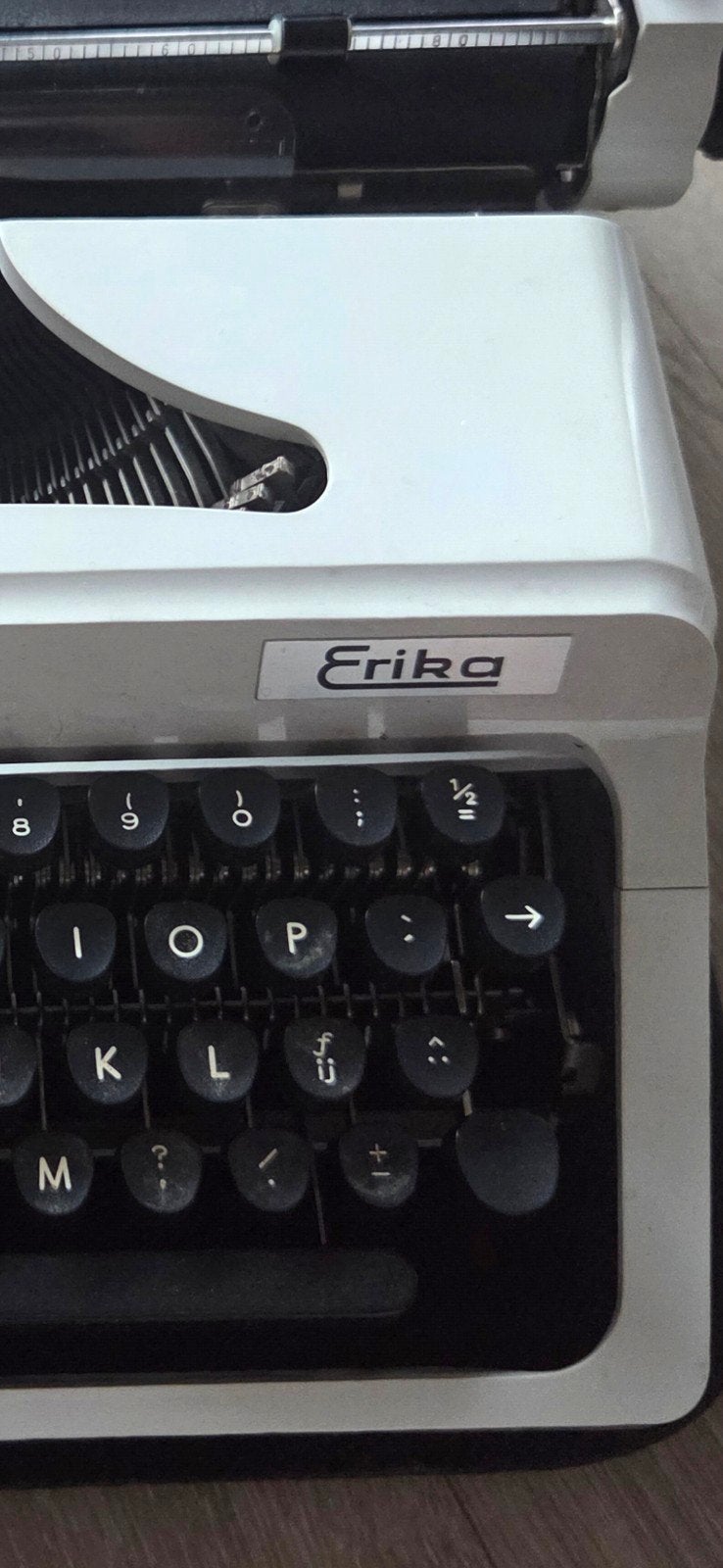 Vintage typemachine Erika, Ophalen of Verzenden, Gebruikt