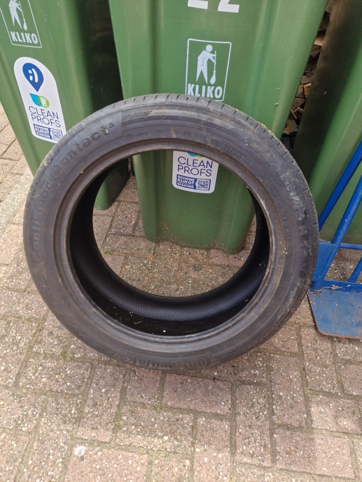 Contisport contact 5 255/45 19 autoband 100v, Ophalen, Nieuw